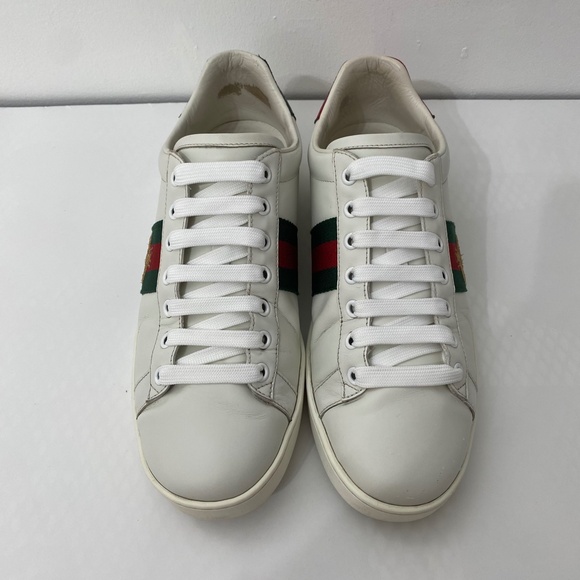 Gucci WOMEN'S ACE SNEAKER WITH BEE SIZE 10 US (40) Made in Italy - Picture 3 of 7